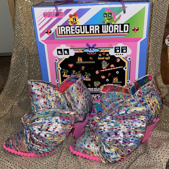 Irregular Choice Lightning Bolt Heels Size 6.5 - Picture 11 of 11